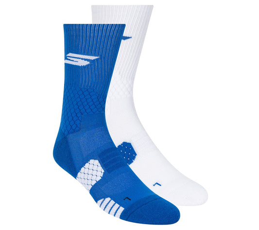 Skechers- Men|Clothing 2 Pack Performance Basketball Crew Socks