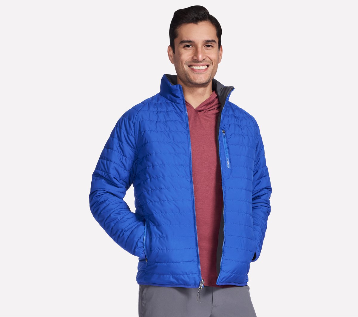 Skechers- Men GO SHIELD Cozy Fit Altitude Reversible Jacket