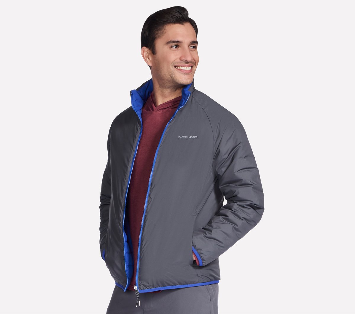 Skechers- Men GO SHIELD Cozy Fit Altitude Reversible Jacket