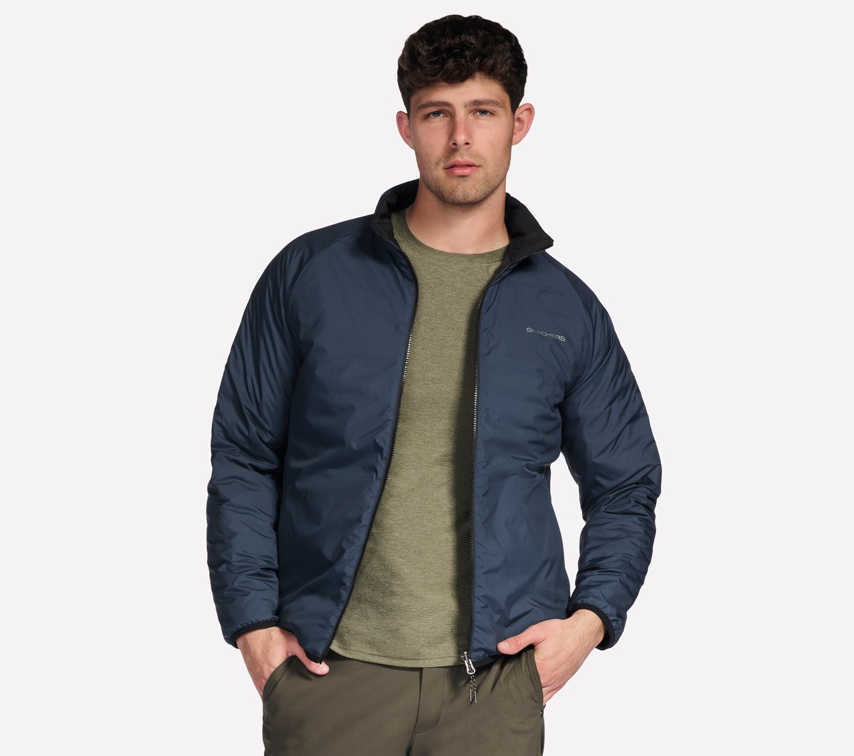 Skechers- Men GO SHIELD Cozy Fit Altitude Reversible Jacket