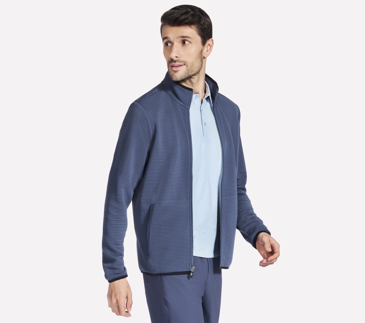 Skechers- Men The Hoodless Hoodie Ottoman Jacket