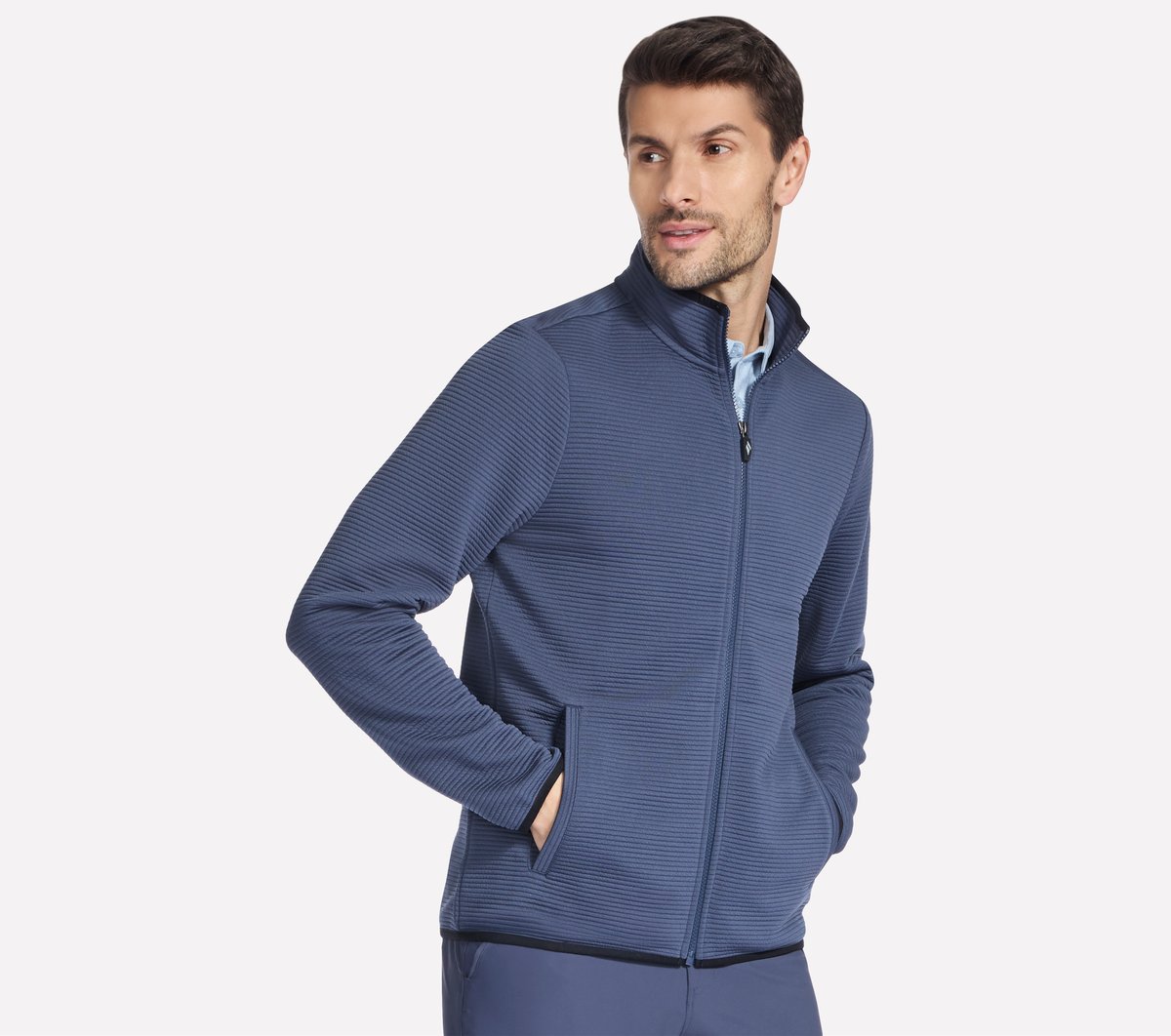 Skechers- Men The Hoodless Hoodie Ottoman Jacket