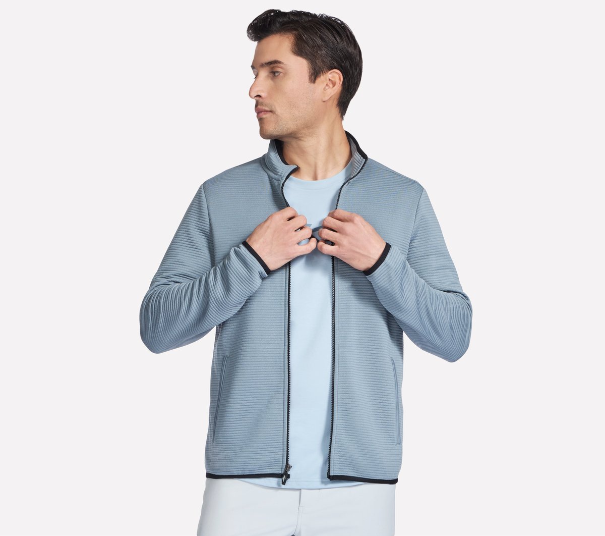 Skechers- Men The Hoodless Hoodie Ottoman Jacket