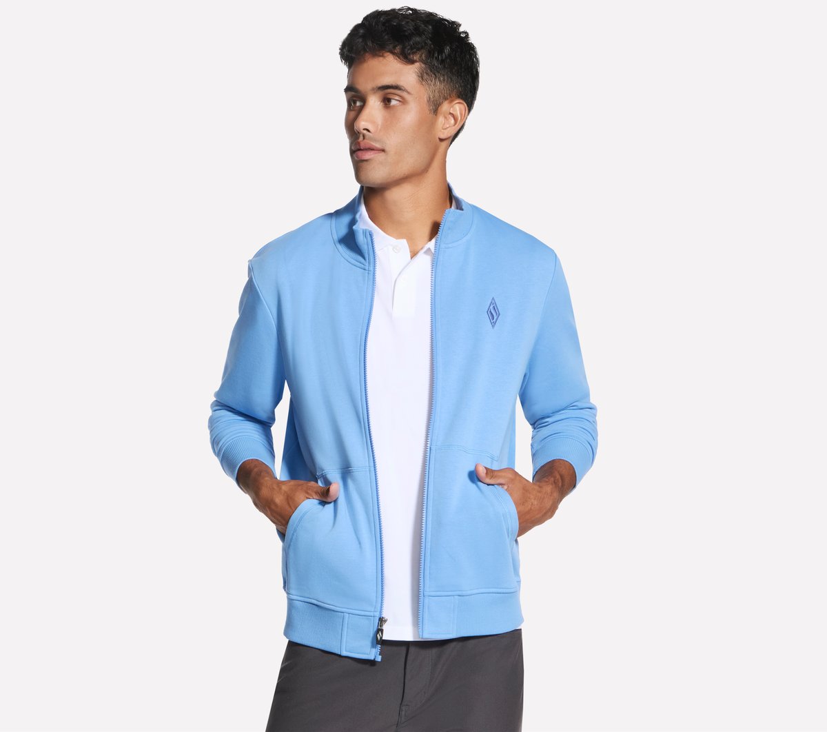 Skechers- Men The Hoodless Hoodie GO WALK Everywhere Jacket