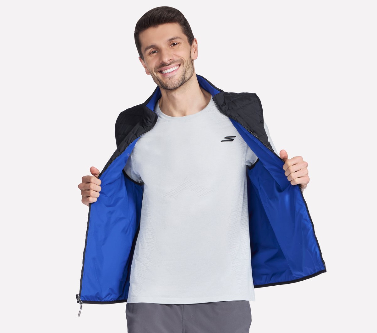 Skechers- Men GO SHIELD Cozy Fit Altitude Reversible Vest