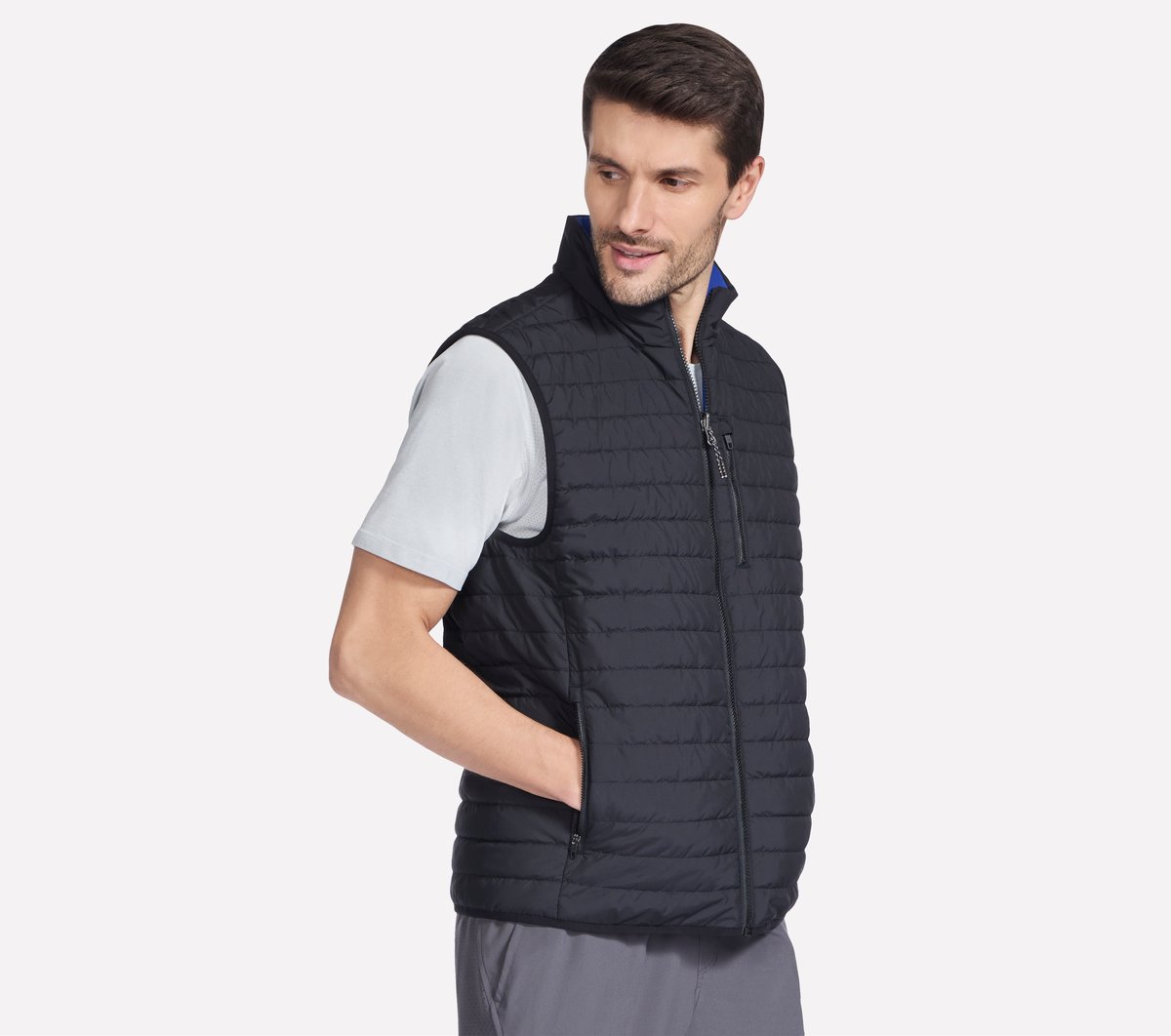 Skechers- Men GO SHIELD Cozy Fit Altitude Reversible Vest