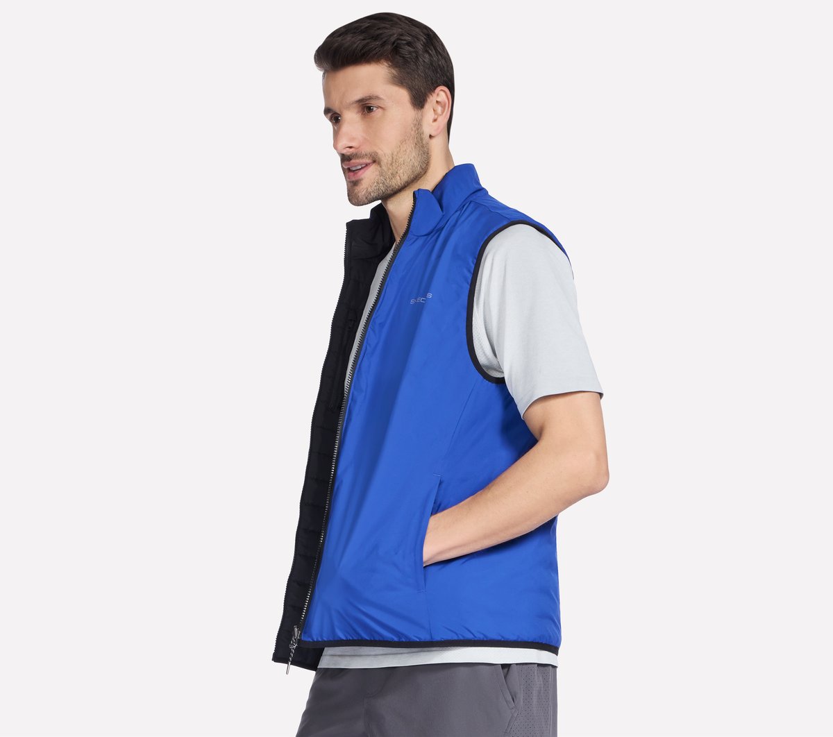 Skechers- Men GO SHIELD Cozy Fit Altitude Reversible Vest