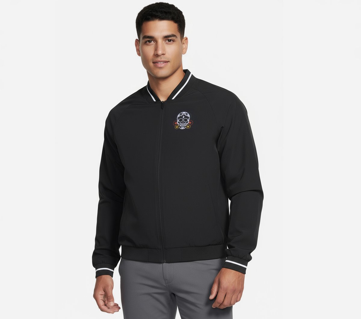 Skechers- Men Dia de Muertos Bomber Jacket