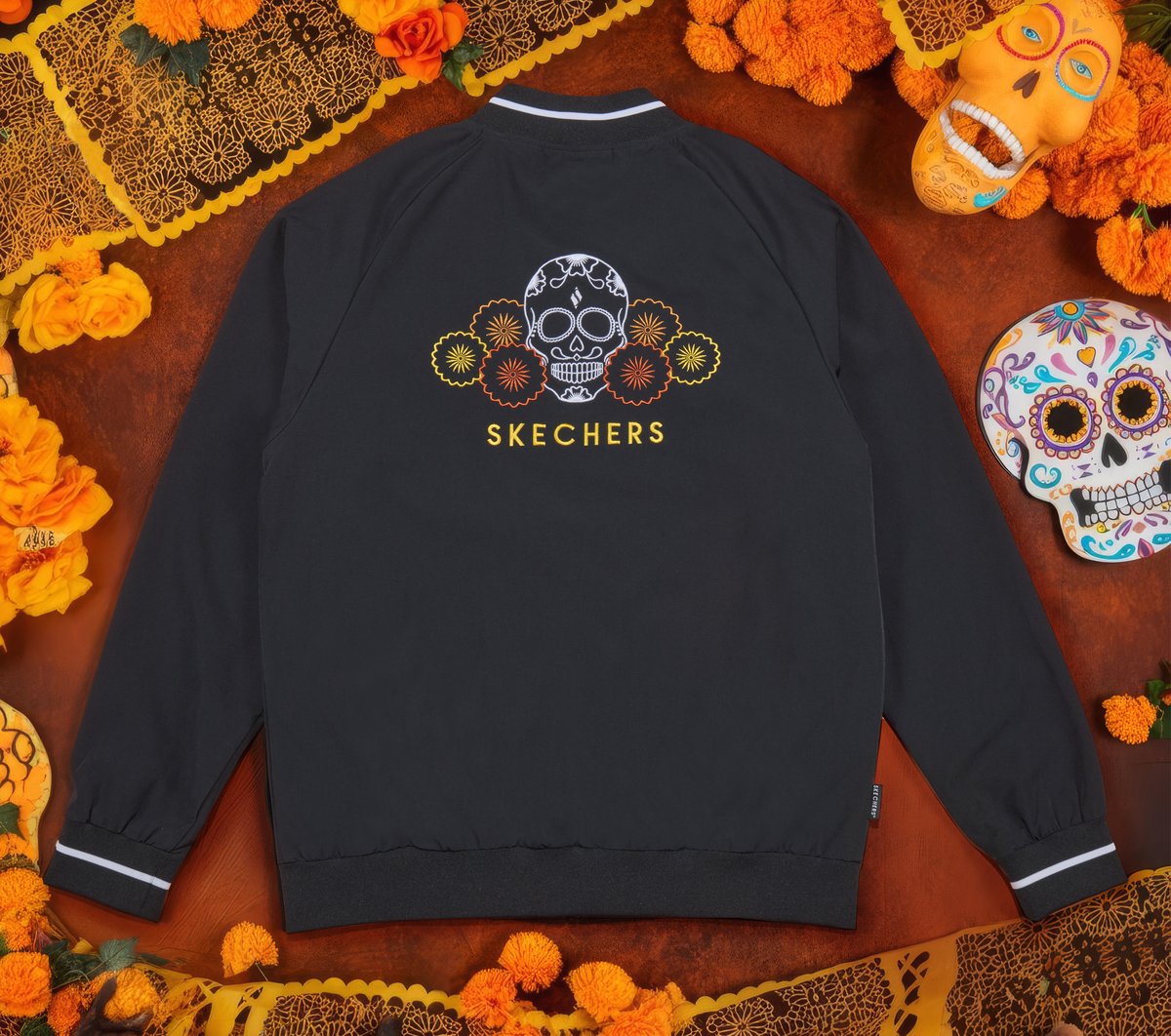 Skechers- Men Dia de Muertos Bomber Jacket