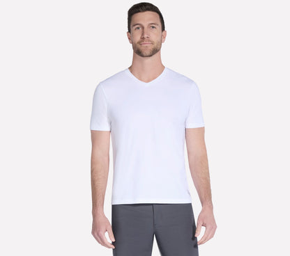 Skechers- Men GO DRI Pima Short Sleeve V-Neck