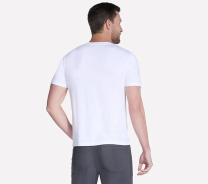 Skechers- Men GO DRI Pima Short Sleeve V-Neck