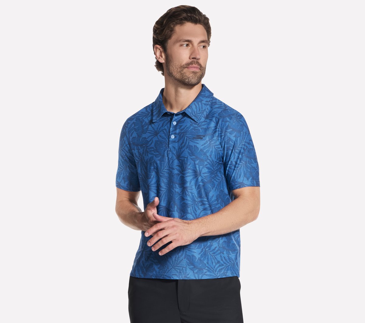 Skechers- Men GO DRI All Day Printed Polo