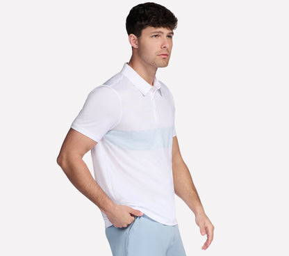 Skechers- Men GO DRI Charge Palm Stripe Polo