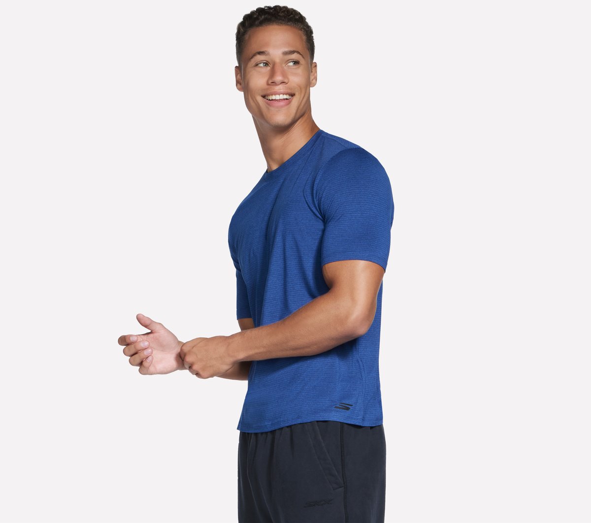 Skechers- Men GO DRI All Day Stripe Tee