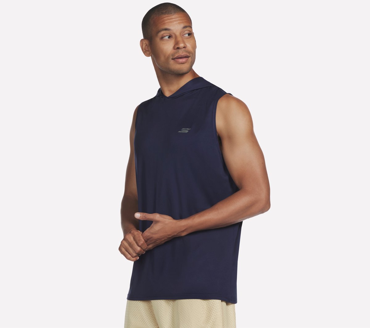 Skechers- Men Hoops Sleeveless Hoodie