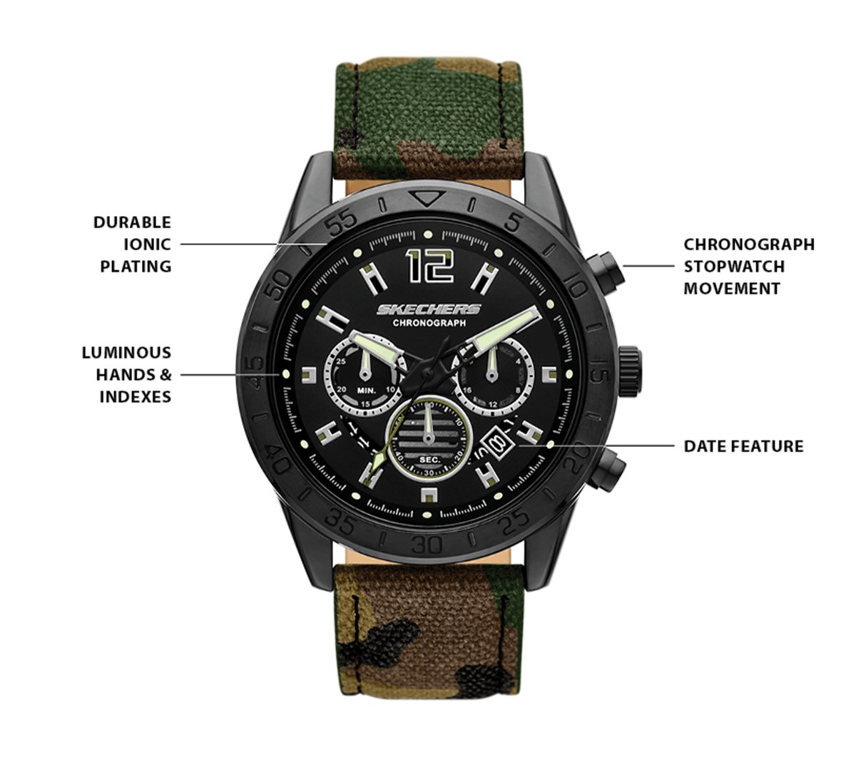 Skechers- Men|Clothing Kornblum Camo Watch