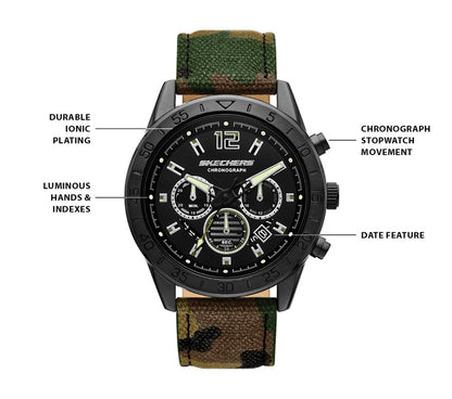 Skechers- Men|Clothing Kornblum Camo Watch