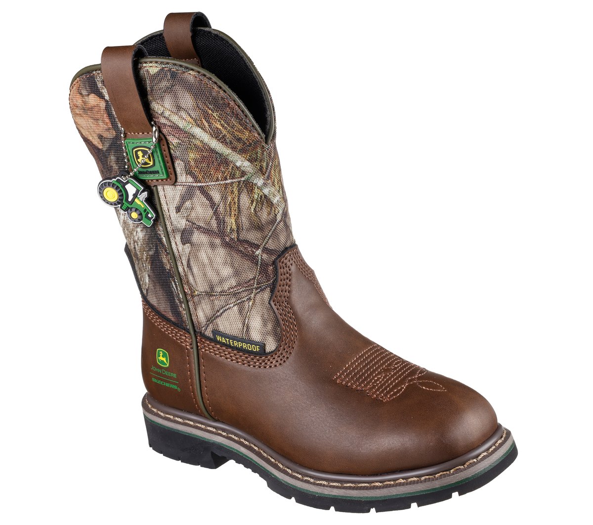 Skechers- Kids John Deere Waterproof: Rowood - Moss Canyon