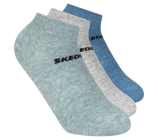 Skechers- Kids|Clothing 3 Pack Boys' Low Cut Cotton Socks