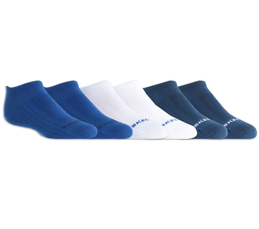 Skechers- Kids|Clothing 6 Pack Non Terry No Show Socks
