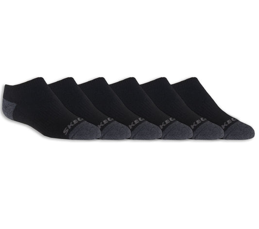 Skechers- Kids|Clothing 6 Pack Boys' No Show Socks