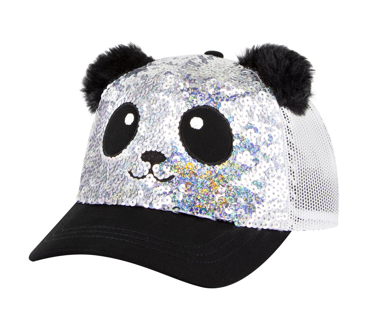 Skechers- Kids|Clothing Sequin Panda Hat