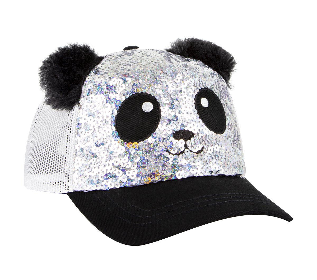 Skechers- Kids|Clothing Sequin Panda Hat