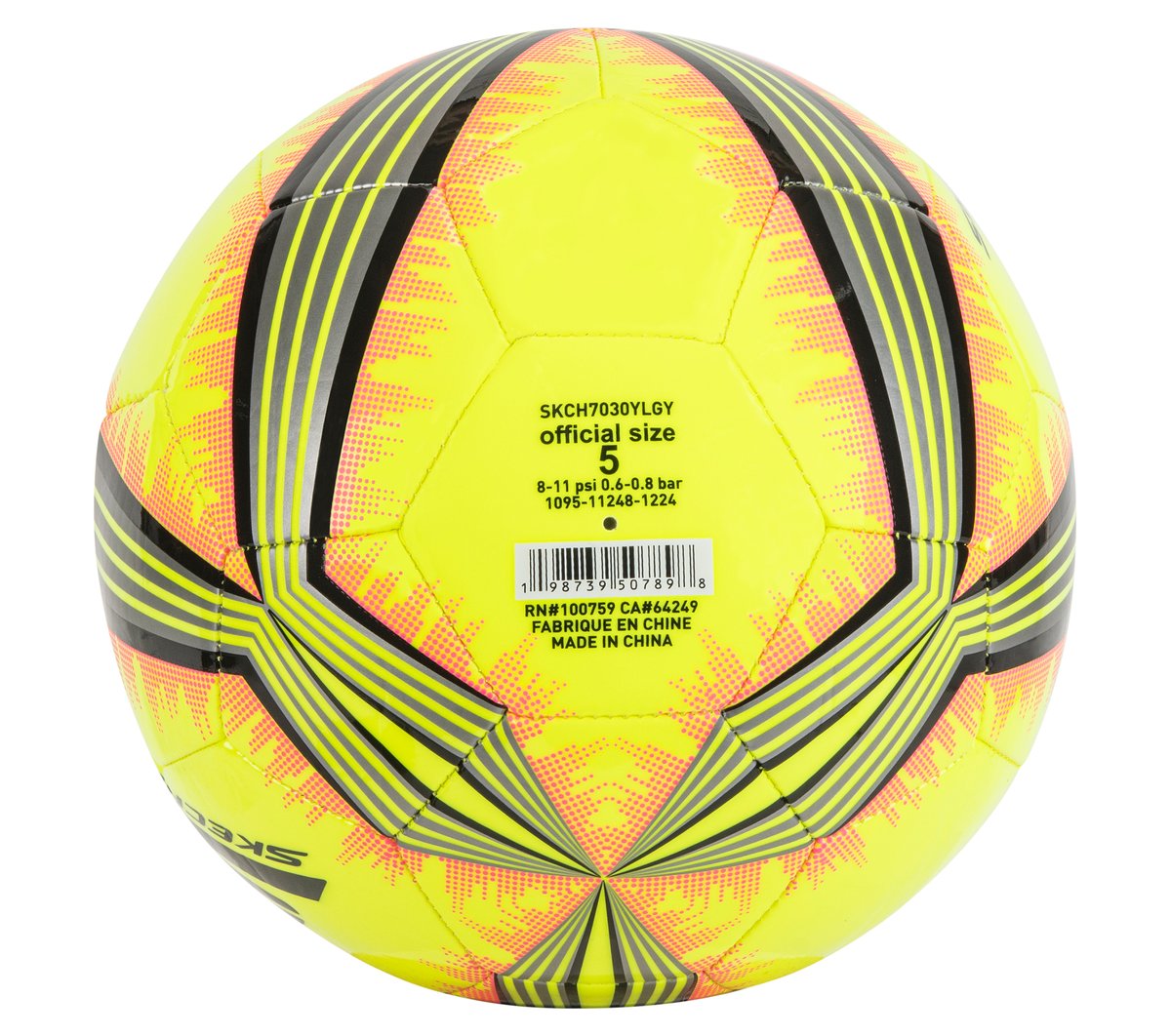 Skechers- Clothing Hex Multi Mini Stripe Size 5 Soccer Ball
