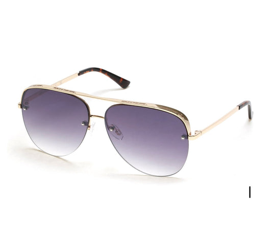 Skechers- Clothing Semi-Rimless Metal Aviator