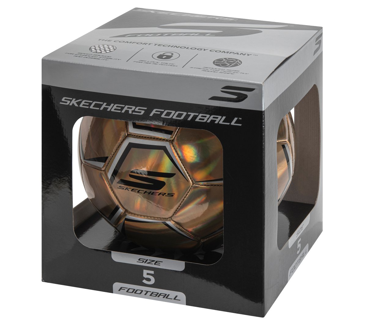 Skechers- Clothing Hex Shadow Size 5 Soccer Ball