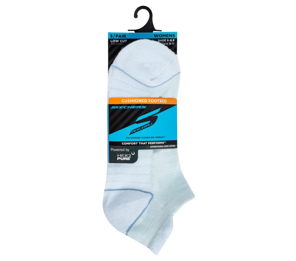 Skechers- Clothing 3 Pack Women's Performance Pickleball Socks