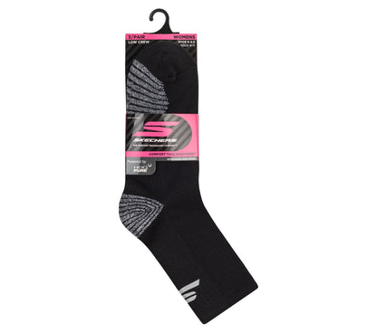 Skechers- Clothing 3 Pack Women's Half Terry Low Crew Socks