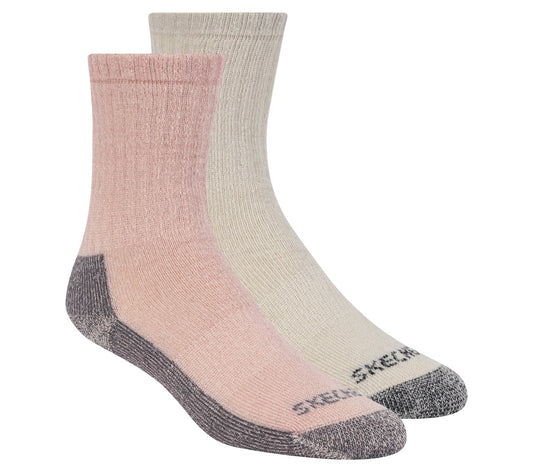 Skechers- Clothing 2 Pack Women's Crew Wool Socks
