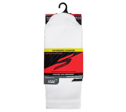 Skechers- Clothing 2 Pack Performance Basketball Crew Socks