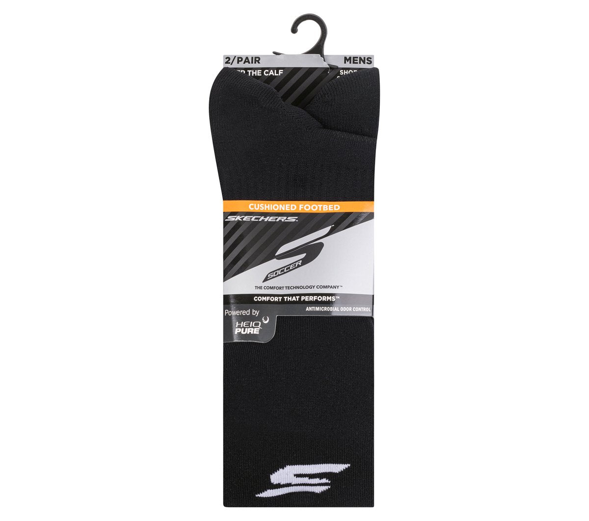 Skechers- Clothing 2 Pack Men's Performance Soccer Over The Knee Socks