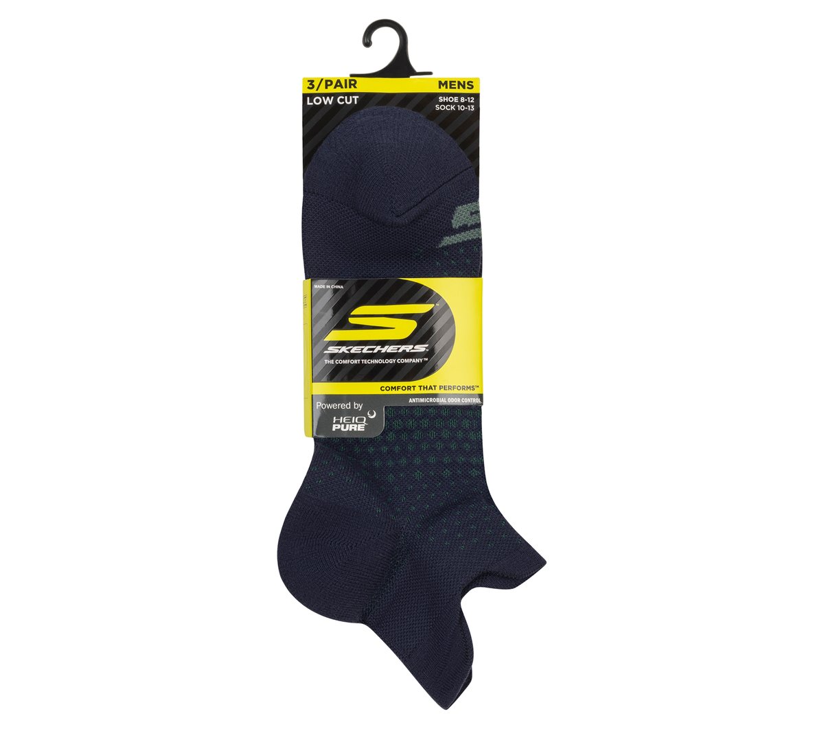 Skechers- Clothing 3 Pack Men's Low Cut Socks