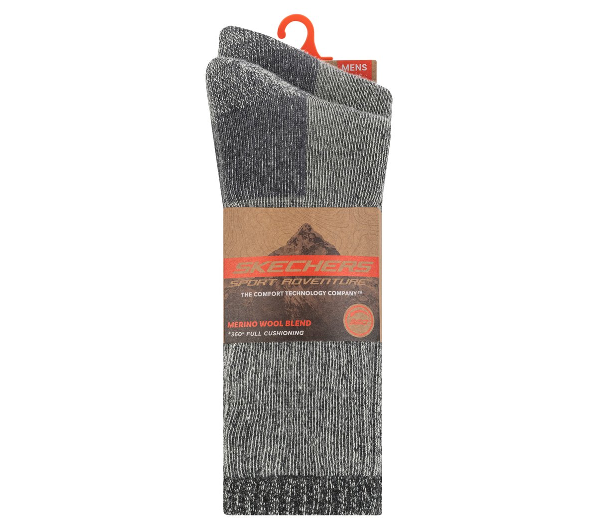 Skechers- Clothing 2 Pack Men's Crew Wool Socks