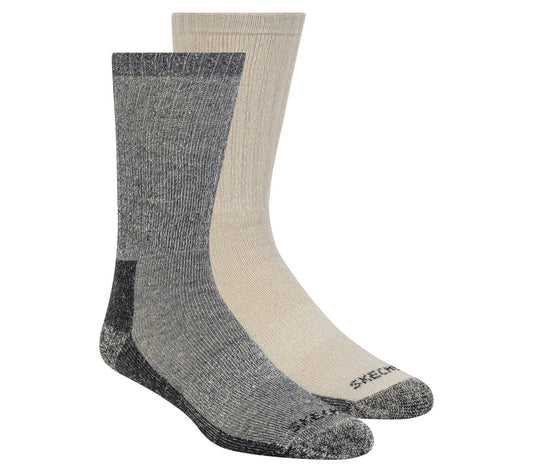 Skechers- Clothing 2 Pack Men's Crew Wool Socks