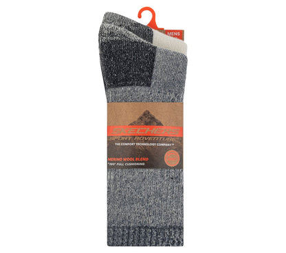 Skechers- Clothing 2 Pack Men's Crew Wool Socks