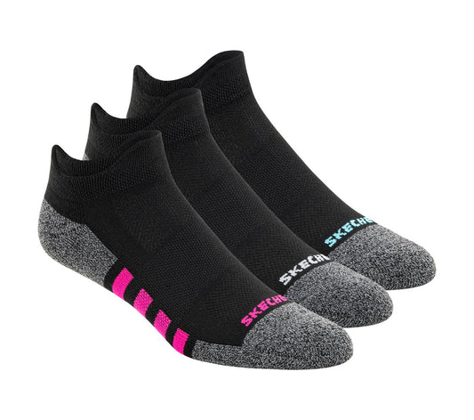 Skechers- Clothing Work: Lowcut Heel Tab Socks - 3 Pack