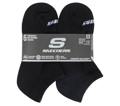Skechers- Clothing 6 Pack Core Low Cut Medium Socks