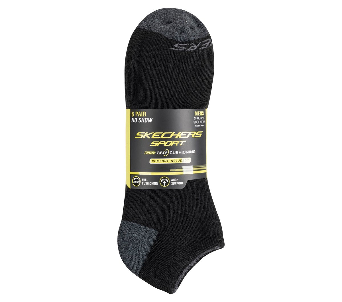 Skechers- Clothing 6 Pack Walking Low Cut Socks