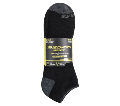 Skechers- Clothing 6 Pack Walking Low Cut Socks