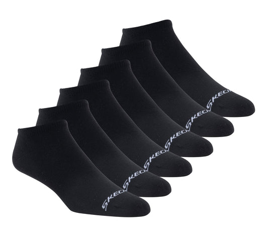 Skechers- Clothing 6 Pack Men's Cotton No Show Socks