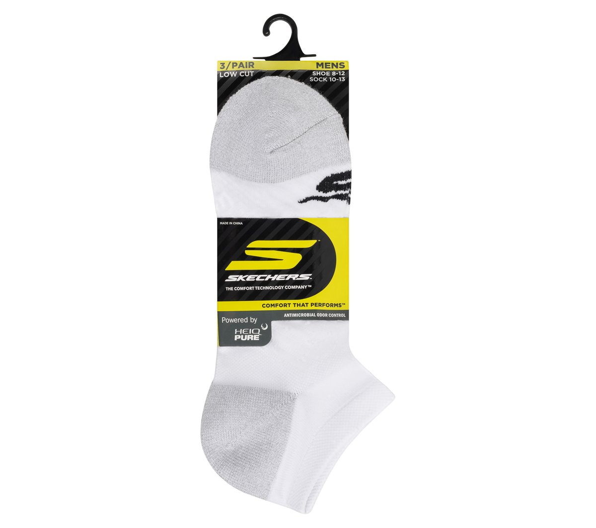 Skechers- Clothing 3 Pack Men's Terry Low Cut Socks