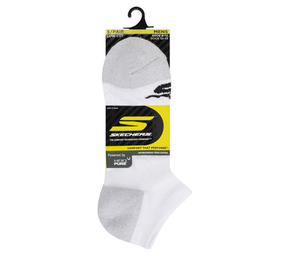Skechers- Clothing 3 Pack Men's Terry Low Cut Socks