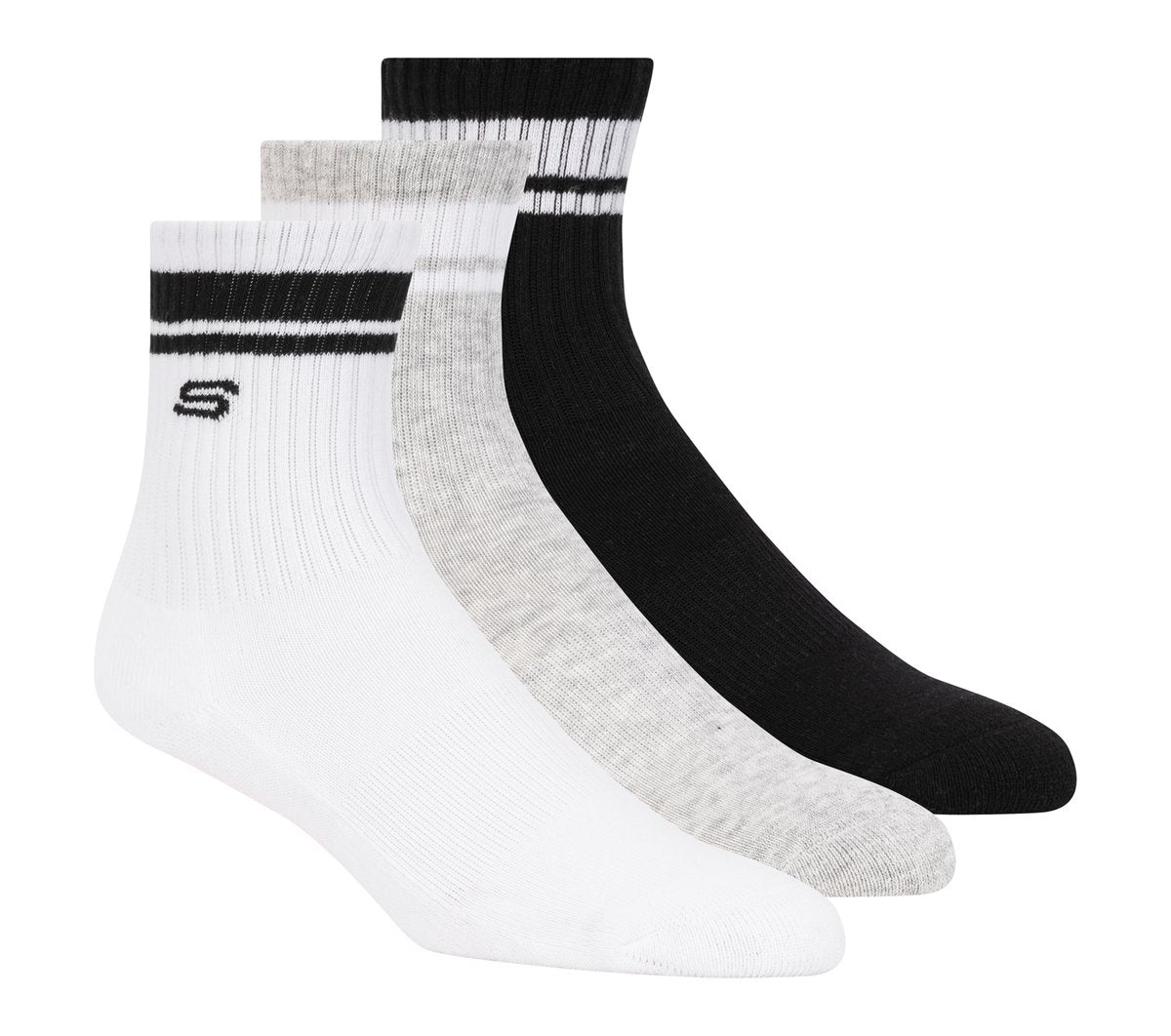 Skechers- Clothing 3 Pack Boys' Crew Socks