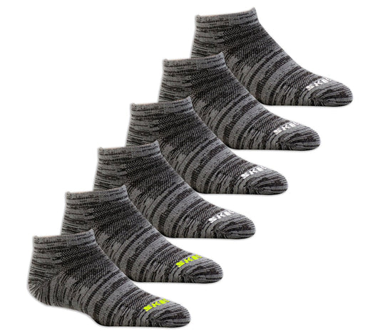 Skechers- Clothing 6 Pack Low Cut Non Terry Socks