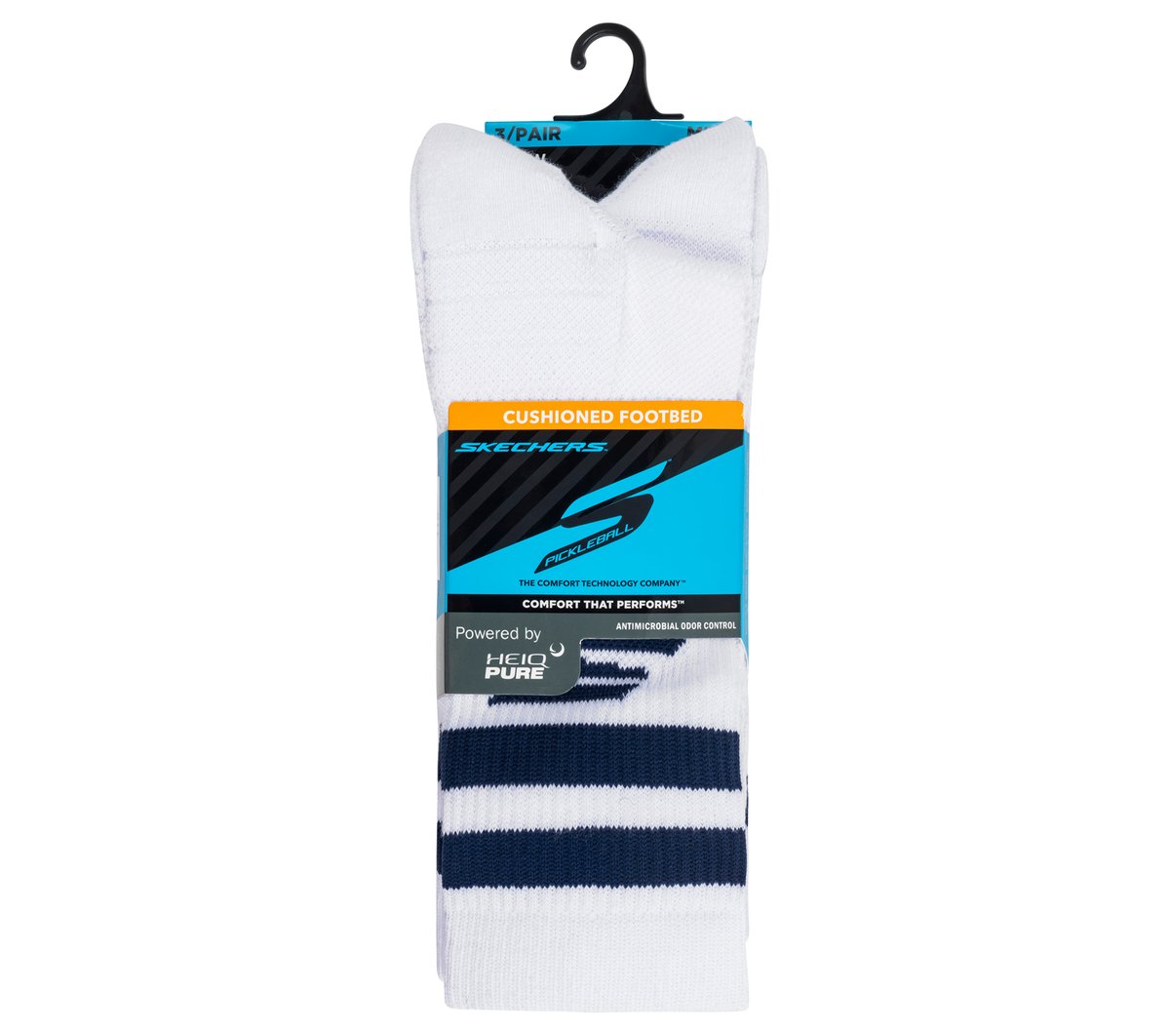 Skechers- Clothing 3 Pack Performance Pickleball Crew Socks