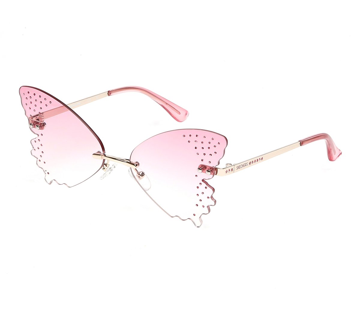 Skechers- Clothing Rimless Butterfly Sunglasses